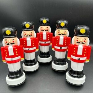 General Foam Nutcracker Blow Mold Christmas Decor 10” Red Toy Soldier VTG